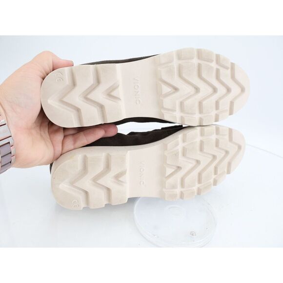 Vionic Cynthia II Loafers Womens Size 7 Green Suede Leather Wedge Slip On Shoes - Picture 10 of 15